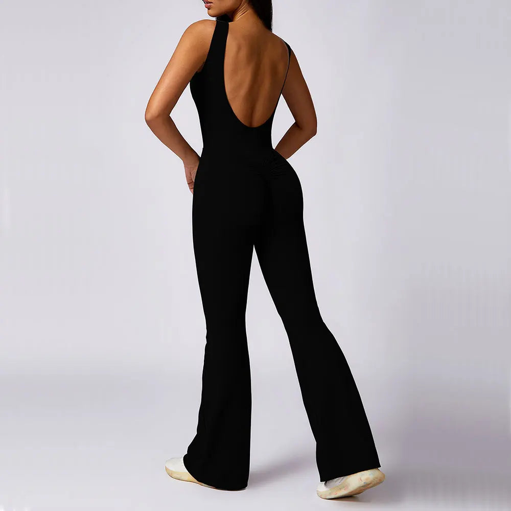Gym Clothes Women Yoga Suit Training Sportswear Women Sports Jumpsuit Fitness Rompers Stretch Female Push Up Workout Bodysuits
