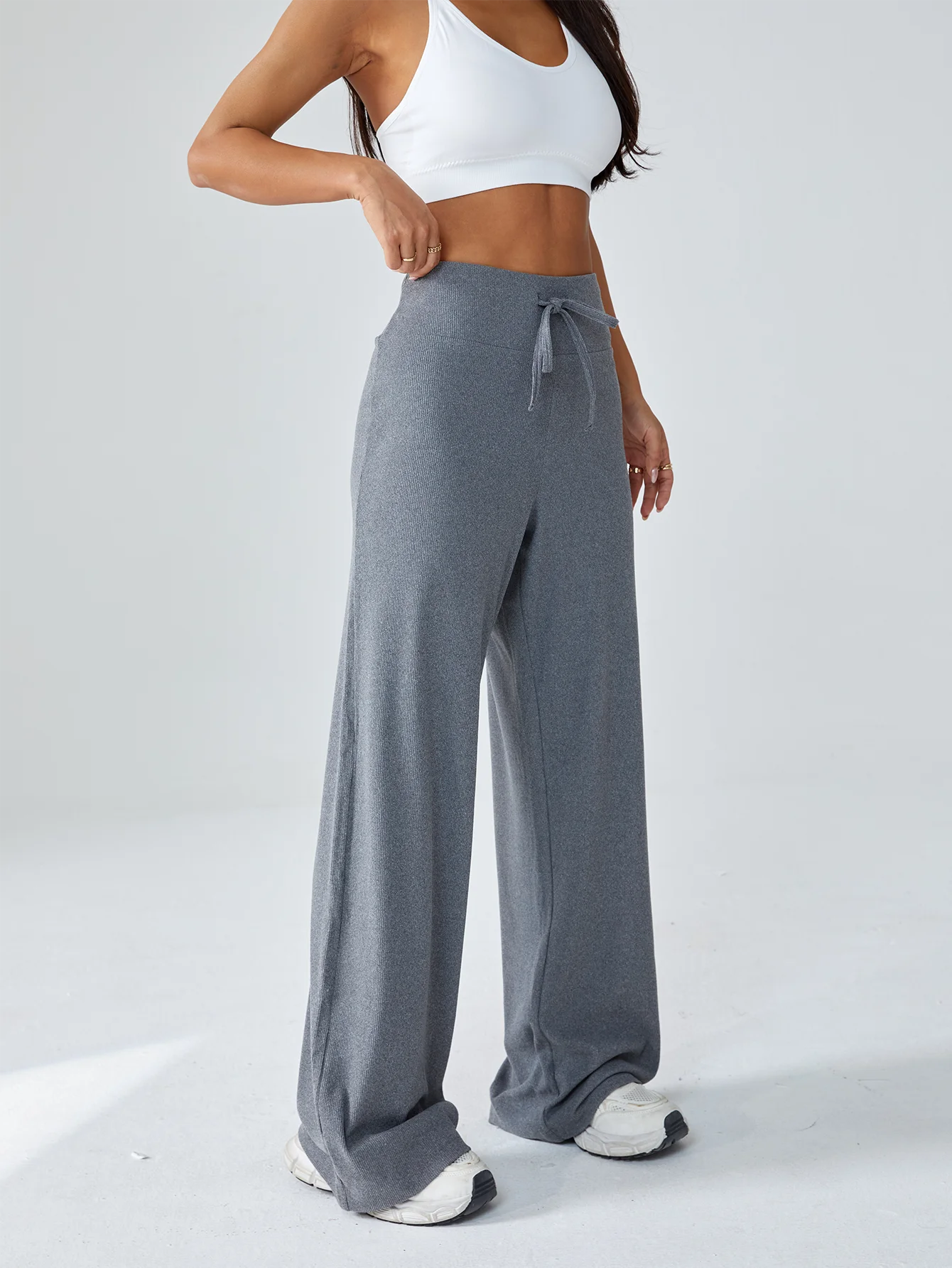 Gym Woman Clothing Sportswear Breathable Trousers Yoga-to-Street Chic Athleisure Fitness Pants Trendy Women's High-Waisted Yoga