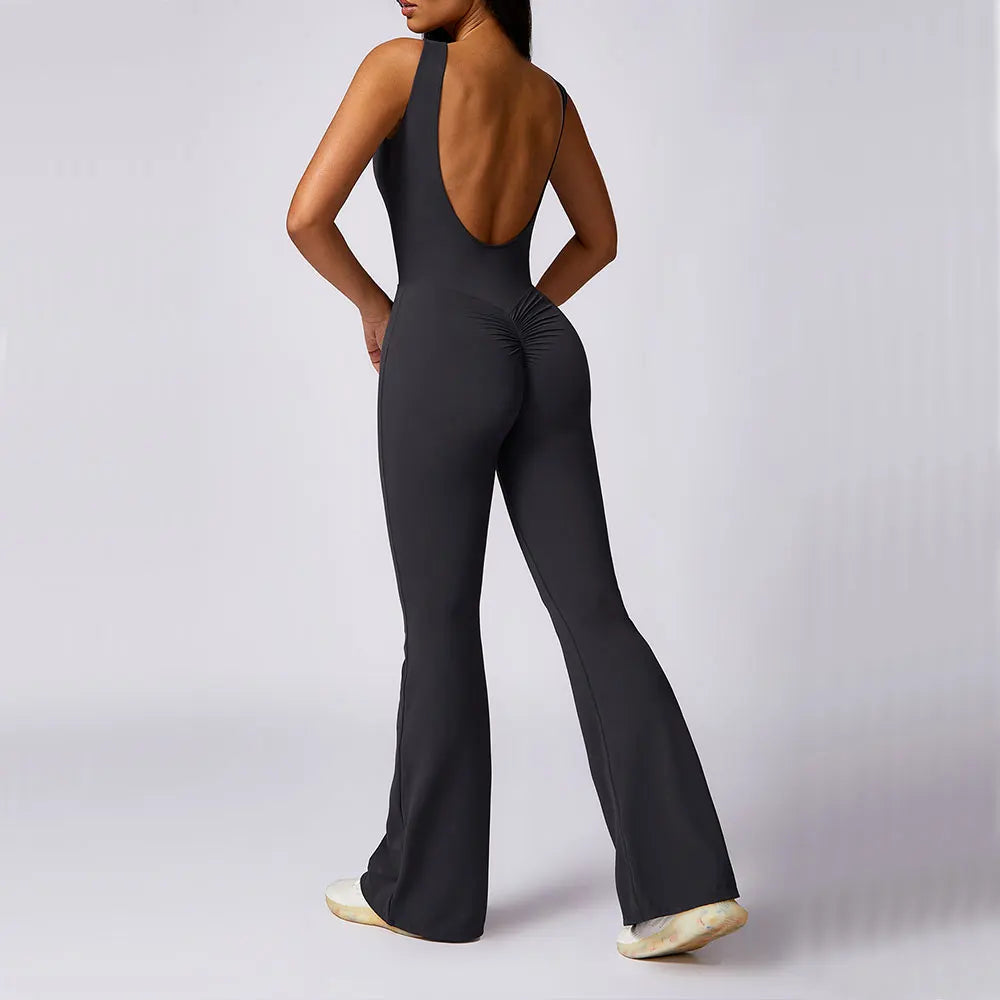 Gym Clothes Women Yoga Suit Training Sportswear Women Sports Jumpsuit Fitness Rompers Stretch Female Push Up Workout Bodysuits