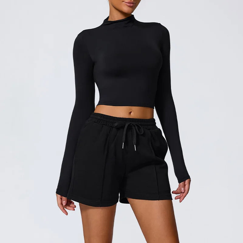 Sportswear 2 Pieces Yoga Set Gym Clothes Sportswear Yoga Suits For Women Fitness Set Tracksuits Sports Long Sleeved Gym Trousers